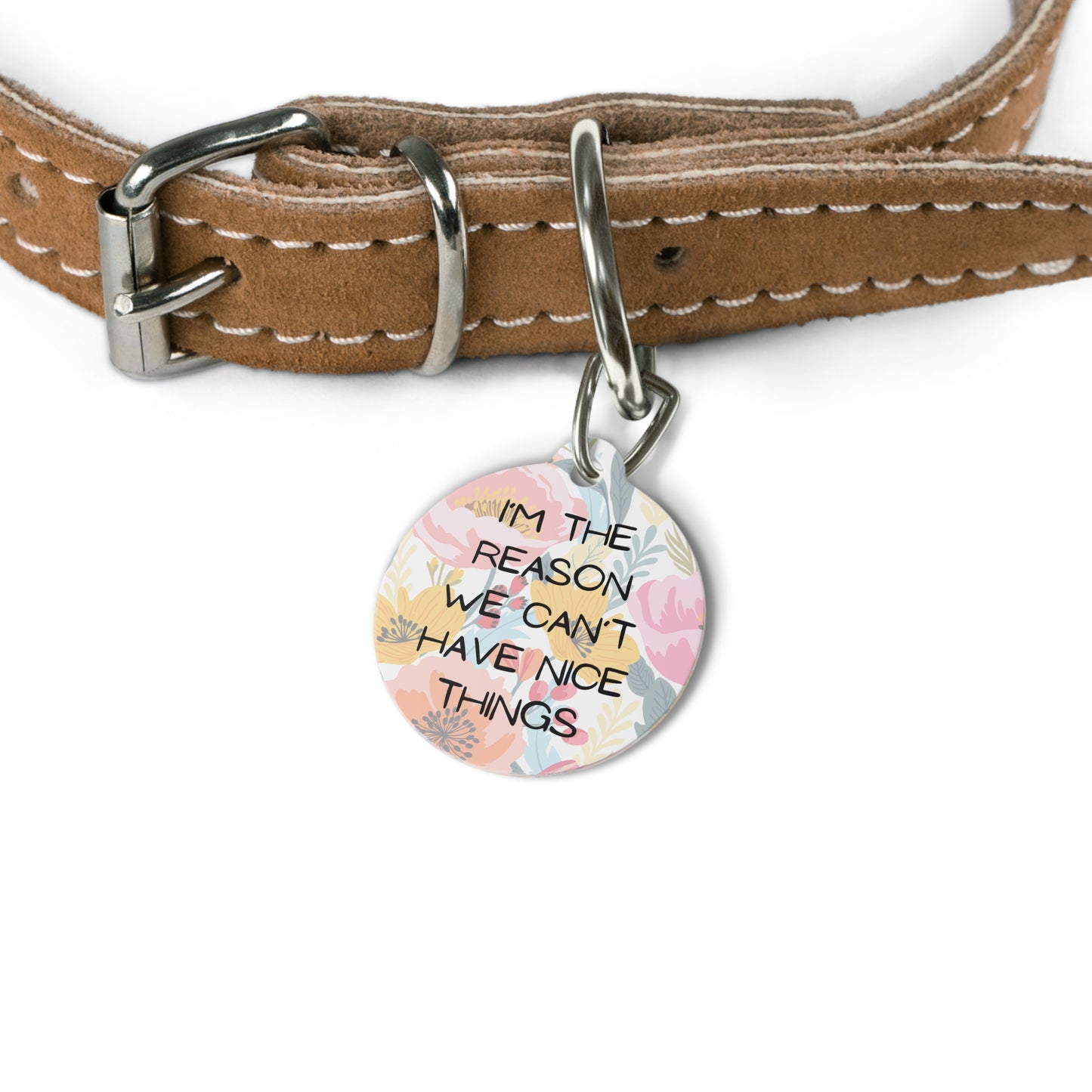 "I'm the Reason" Pet Tag