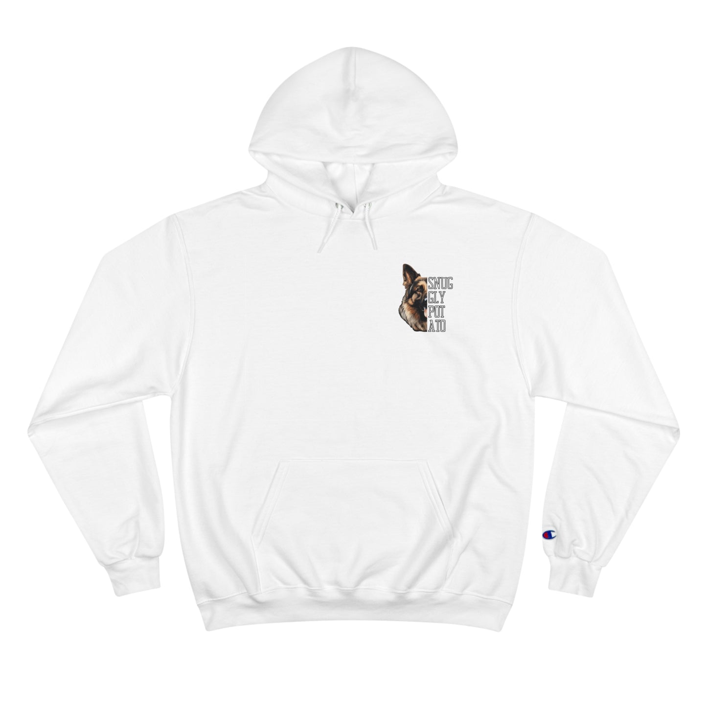 German Shepherd "My Dog And I Talk Shit About You" Champion Hoodie