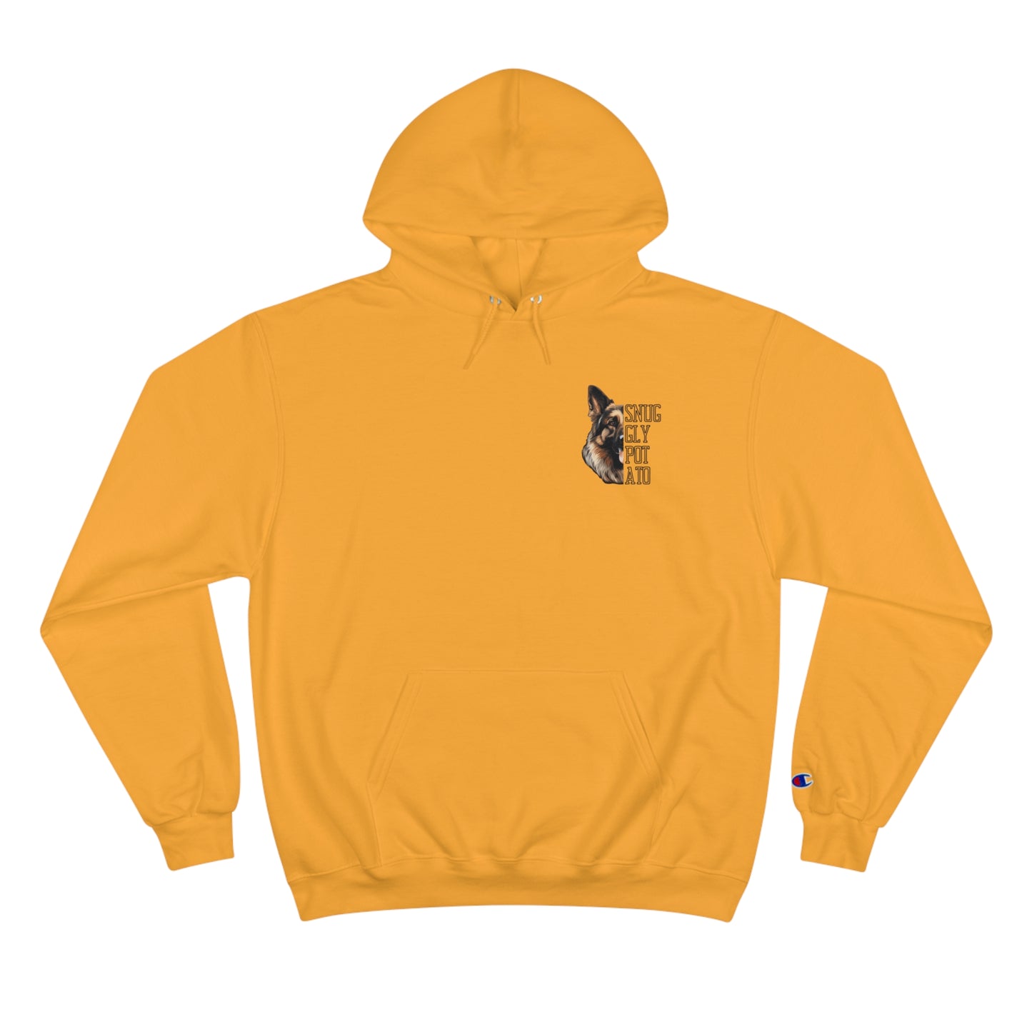 German Shepherd "My Dog And I Talk Shit About You" Champion Hoodie