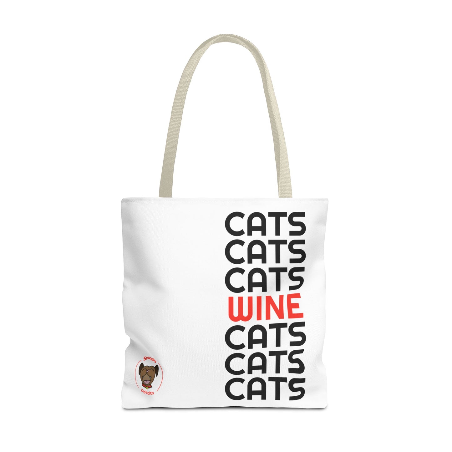 "Cats & Wine" Tote Bag