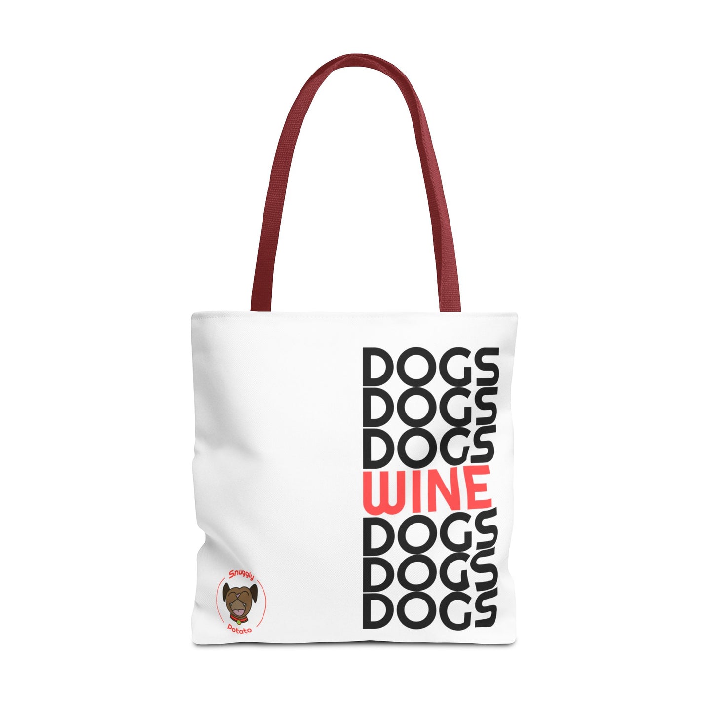 "Dogs & Wine" Tote Bag