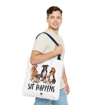 "Sit Happens" Tote Bag