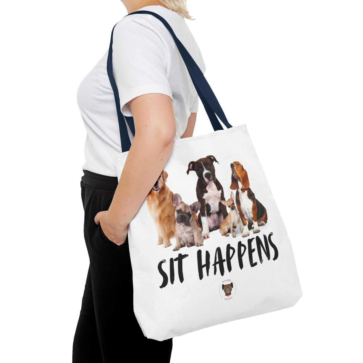 "Sit Happens" Tote Bag