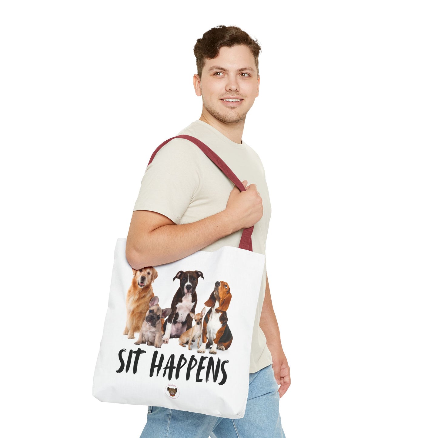 "Sit Happens" Tote Bag