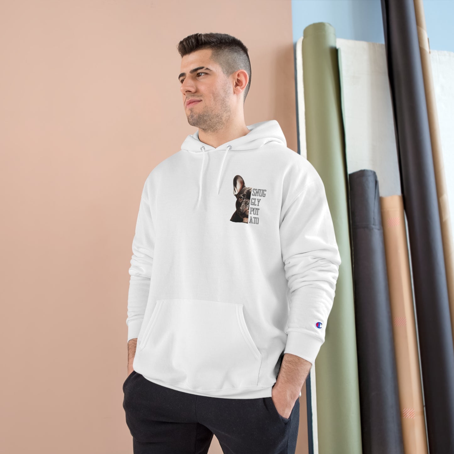 Frenchie "My Dog And I Talk Shit About You" Champion Hoodie