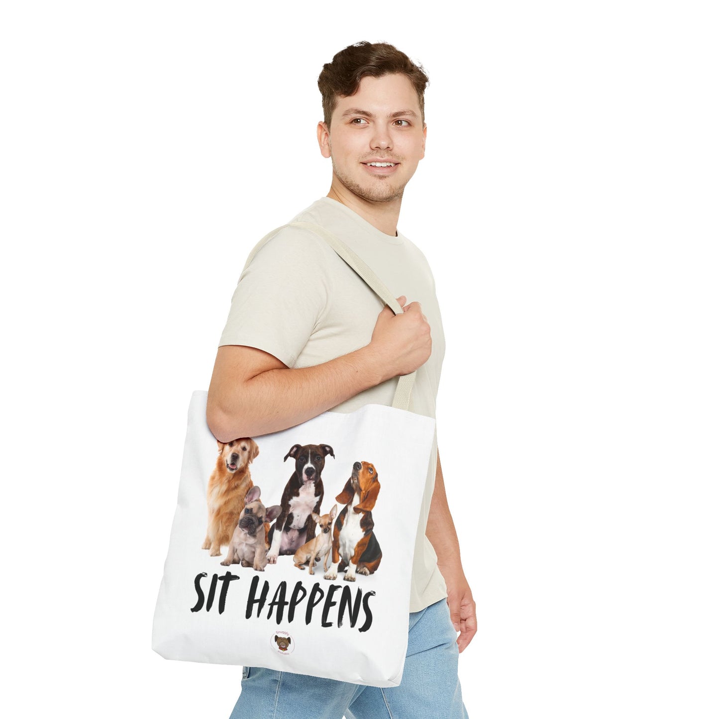 "Sit Happens" Tote Bag