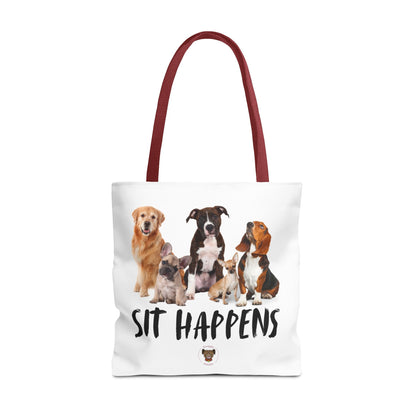 "Sit Happens" Tote Bag